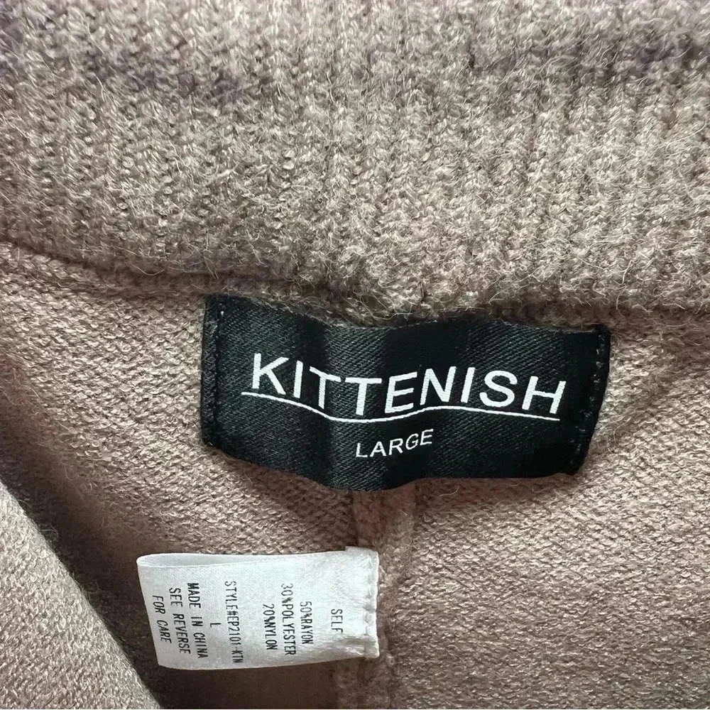 Kittenish Lazy Days Sweater Joggers Camel Beige Large casual